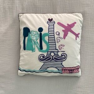Pottery Barn Teen Paris Accent Pillow - Multicolor